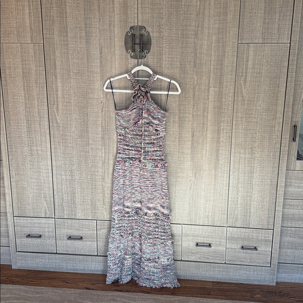 Zara Multicolor Knit Halter Dress